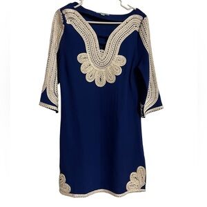 Gorgeous NWOT Camilla Tree Royal Blue Dress with stitching Size Medium​​